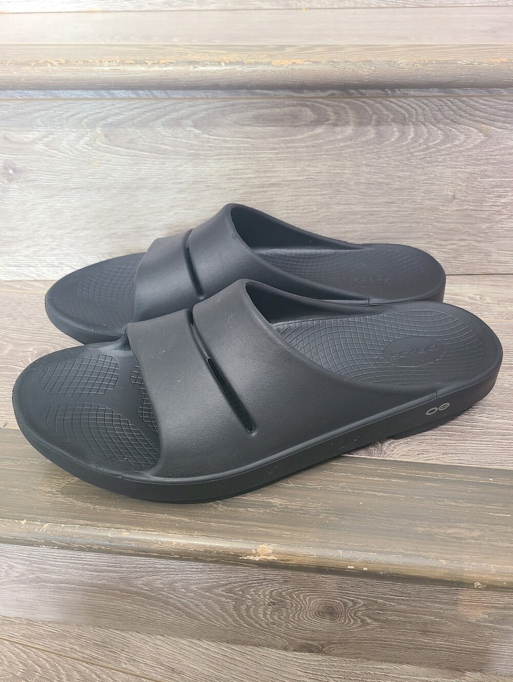 Oofos recovery slides sandals sz 14